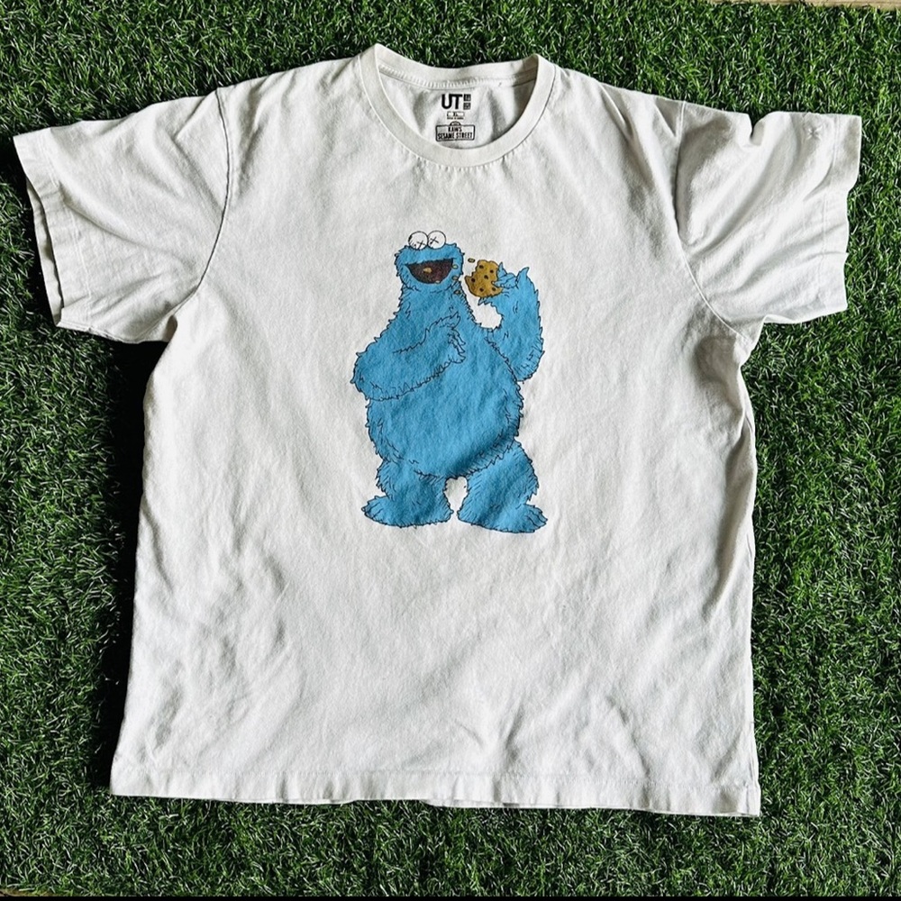 KAWS x Sesame Street Cookie Monster Tee